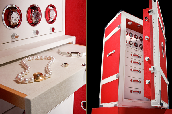 Красно-белый сейф The Bel-Air