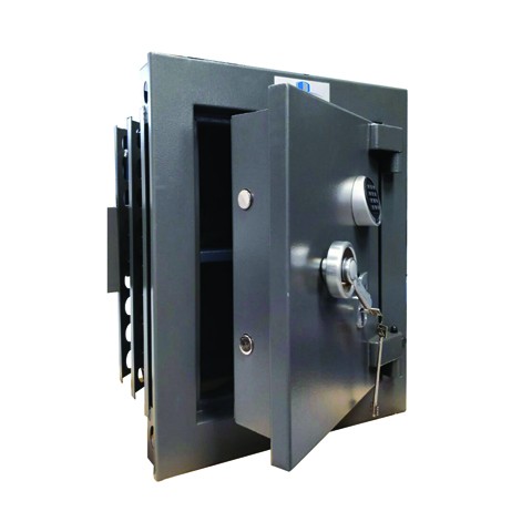 Встраиваемый сейф с двумя замками