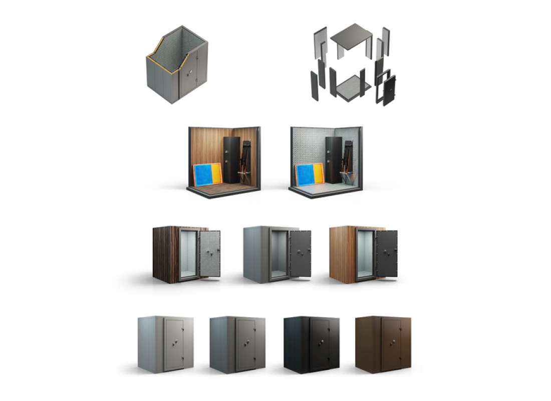 Сборно-разборная сейфовая комната TechPRO