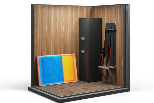 Размещение в сейфовой комнате