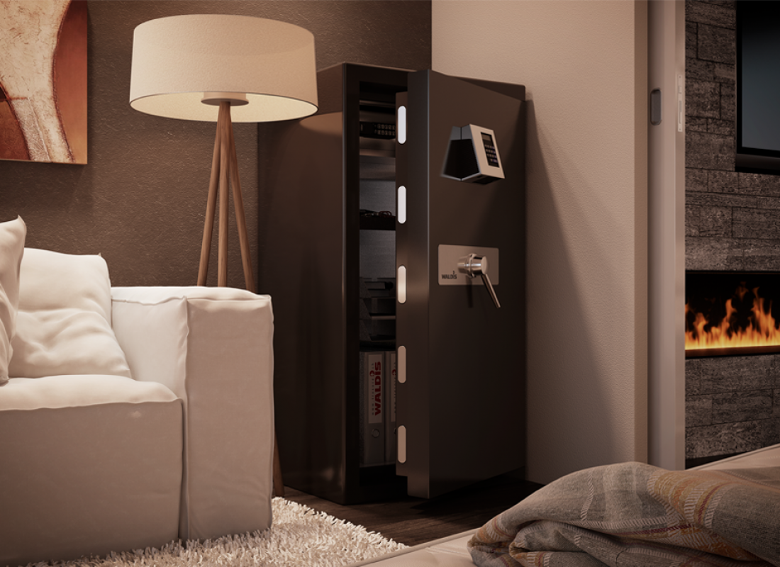 Домашний швейцарский сейф WALDIS