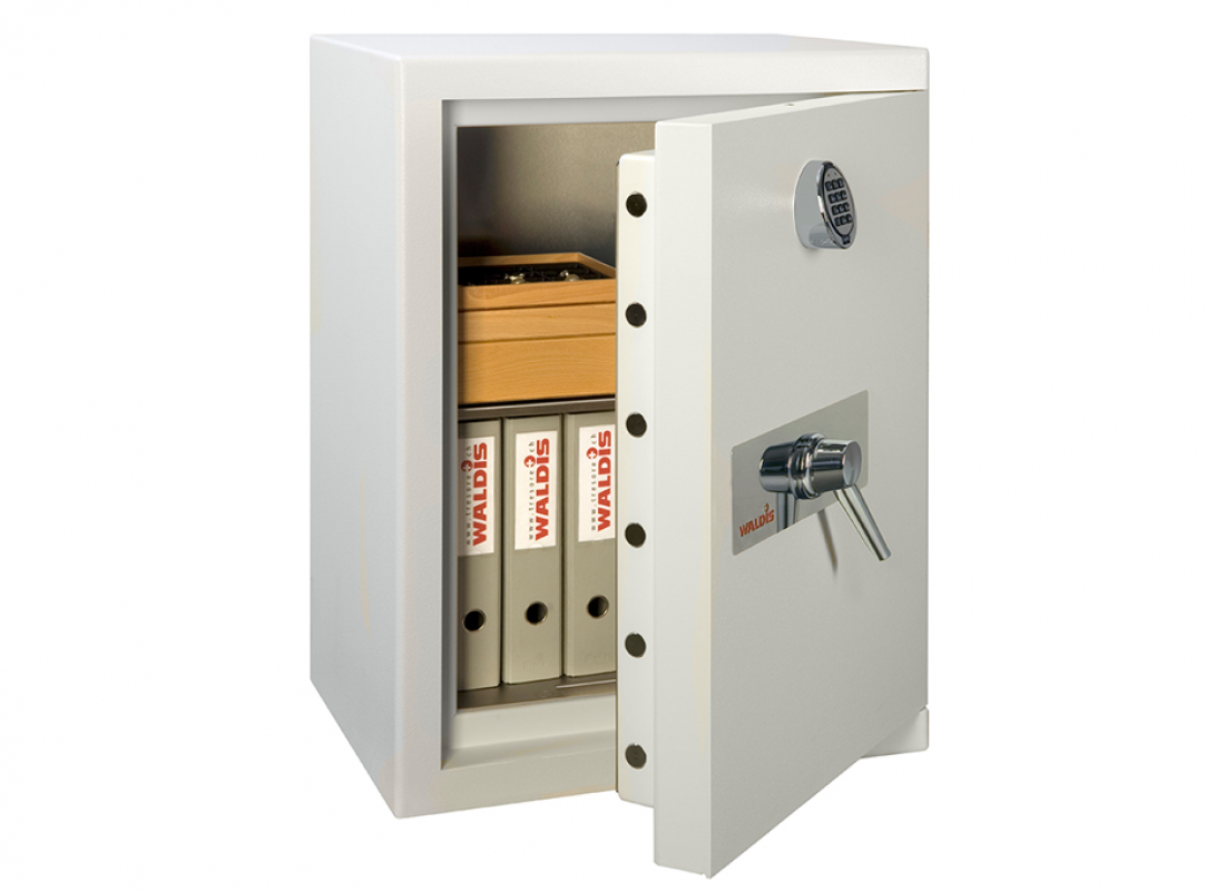 Белый сейф WALDIS с кодовым замком