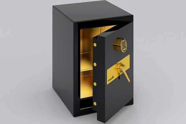 Черно-золотой сейф WALDIS LUXUS