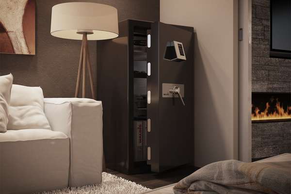 Швейцарский сейф WALDIS в загородном доме