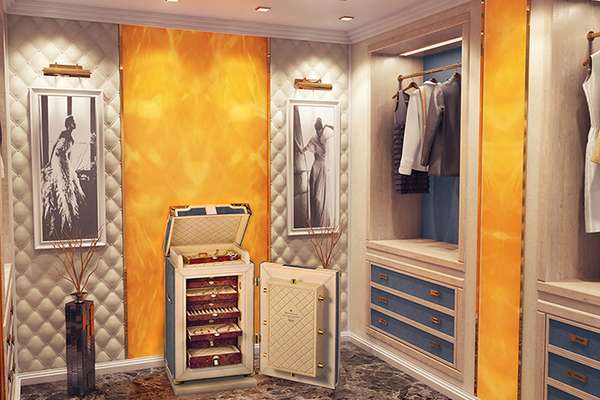 Сейф в гардеробной